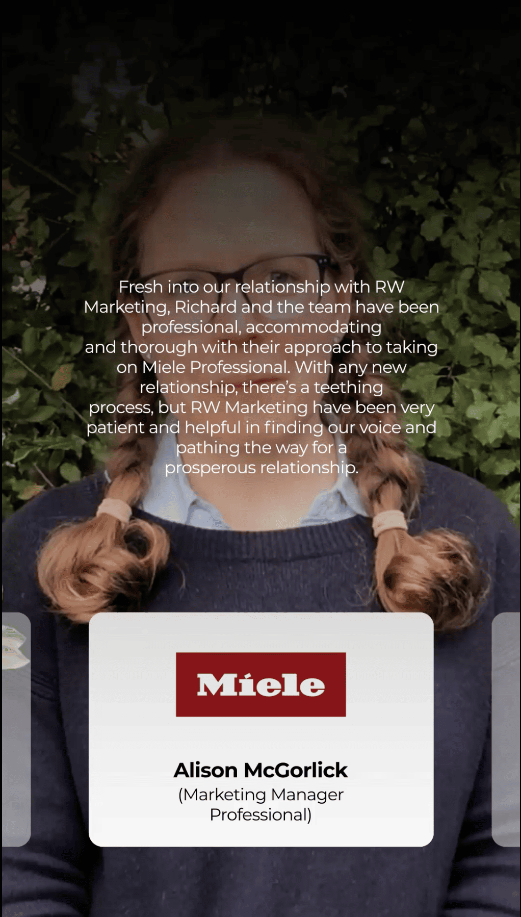 MIELE COVER