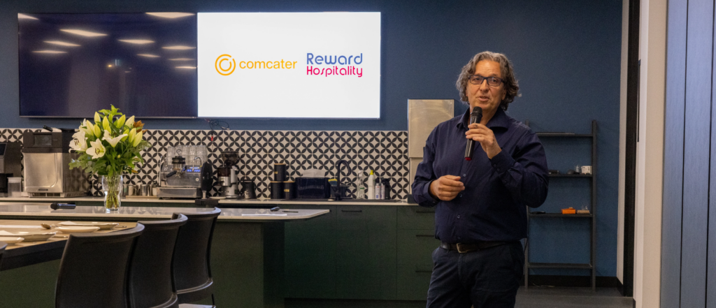 Reward Hospitality and Comcater united - Innovate & Connect